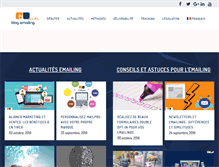 Tablet Screenshot of blogemailing.com